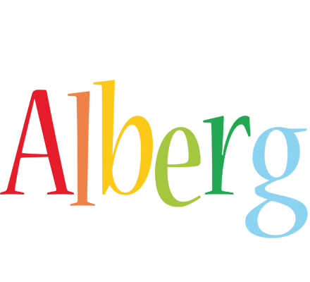 Alberg birthday logo