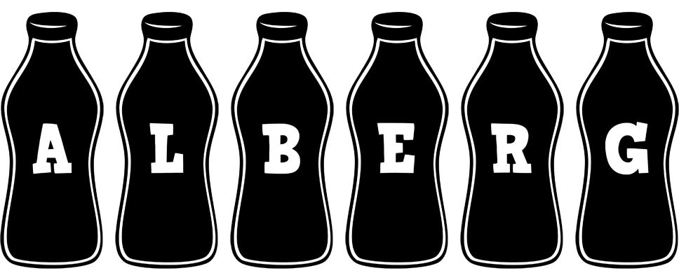Alberg bottle logo