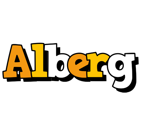 Alberg cartoon logo