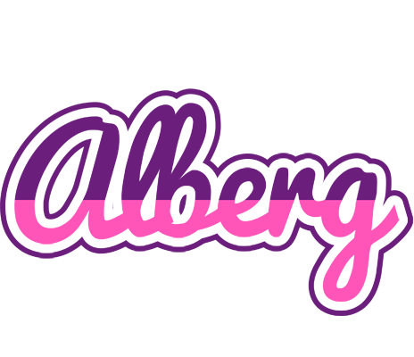 Alberg cheerful logo