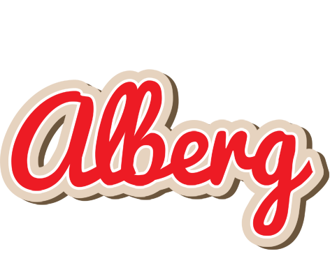 Alberg chocolate logo