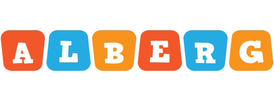 Alberg comics logo