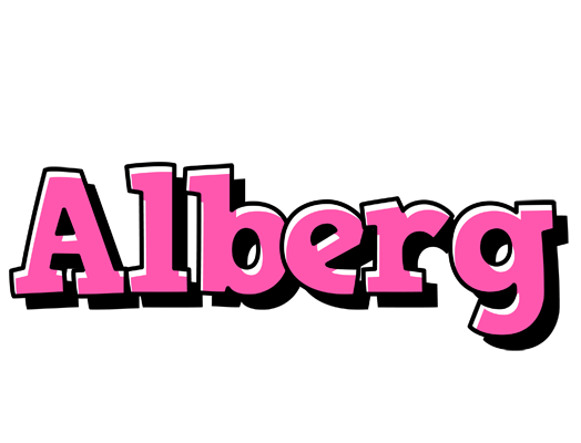 Alberg girlish logo