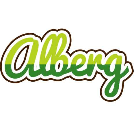 Alberg golfing logo