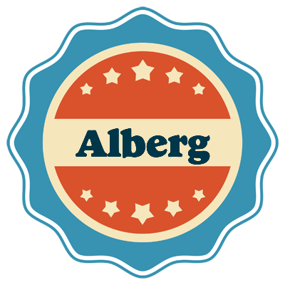Alberg labels logo