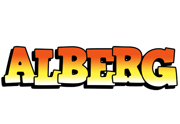 Alberg sunset logo