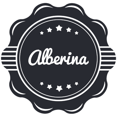Alberina badge logo
