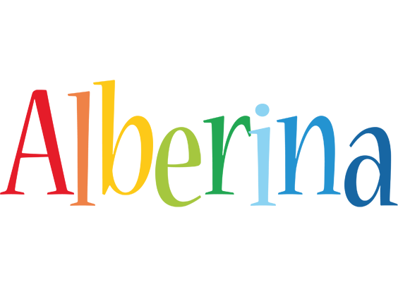 Alberina birthday logo