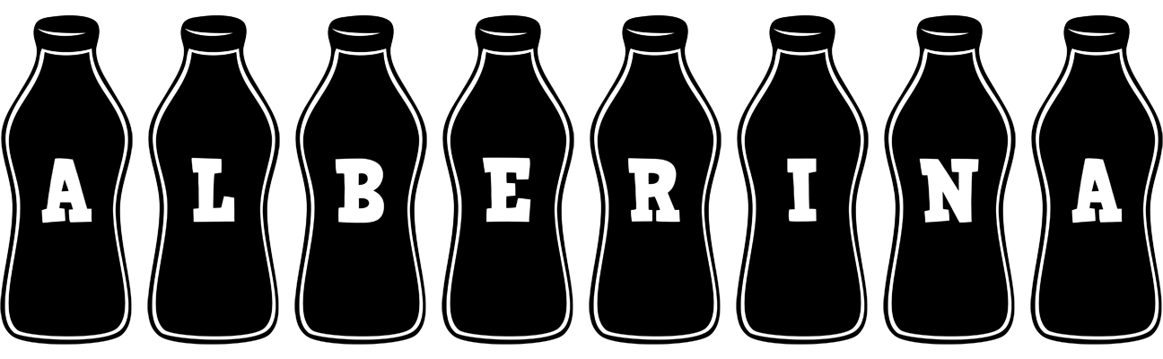 Alberina bottle logo