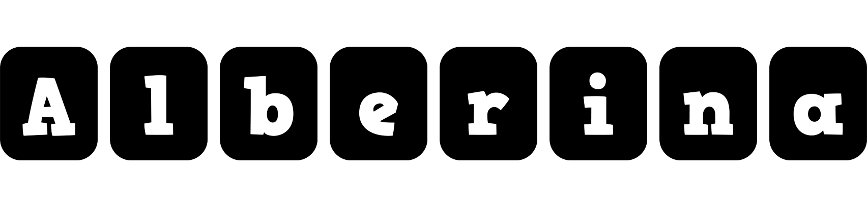 Alberina box logo