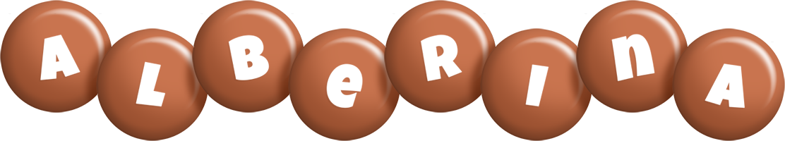 Alberina candy-brown logo