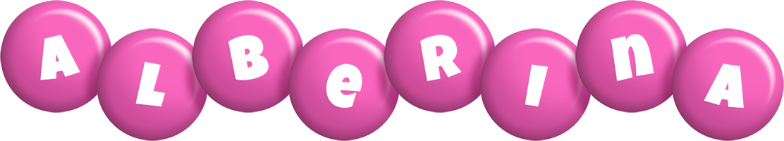 Alberina candy-pink logo