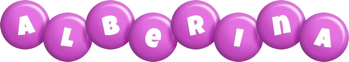 Alberina candy-purple logo