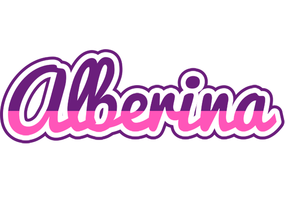 Alberina cheerful logo