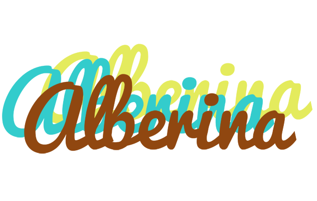 Alberina cupcake logo