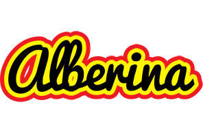 Alberina flaming logo