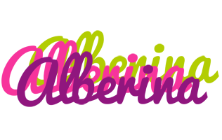 Alberina flowers logo