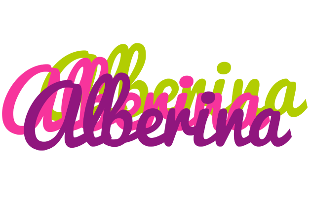 Alberina flowers logo