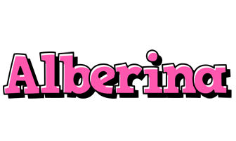 Alberina girlish logo