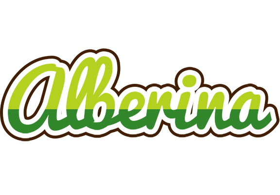 Alberina golfing logo