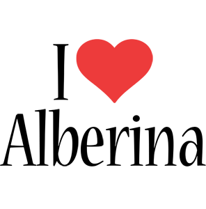 Alberina i-love logo