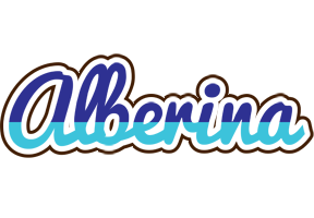 Alberina raining logo