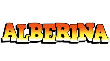 Alberina sunset logo