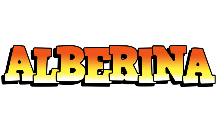 Alberina sunset logo