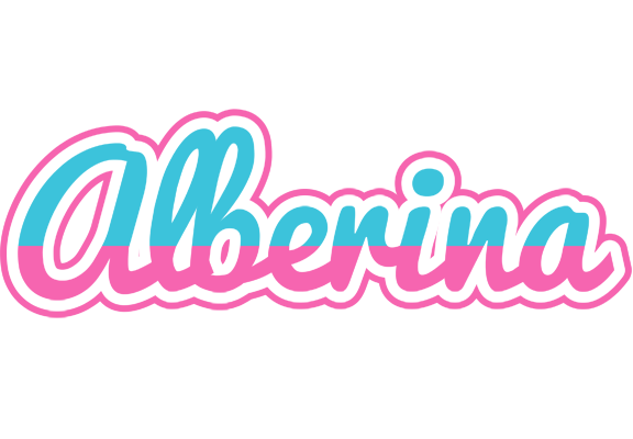 Alberina woman logo