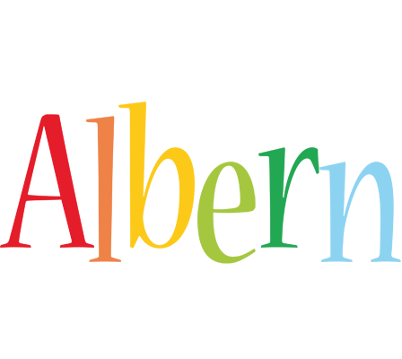 Albern birthday logo