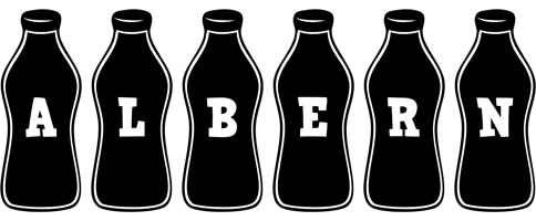 Albern bottle logo