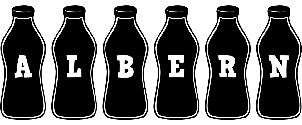 Albern bottle logo