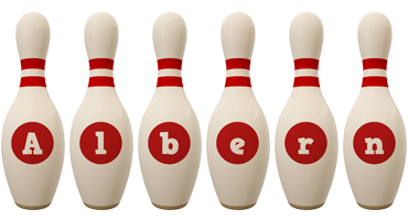 Albern bowling-pin logo