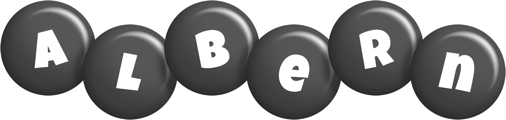 Albern candy-black logo