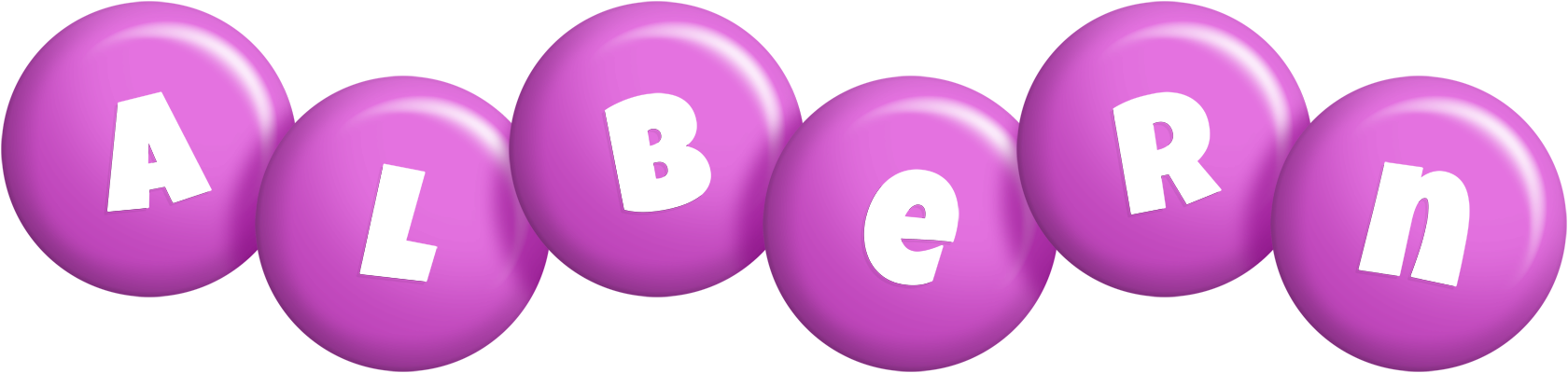 Albern candy-purple logo
