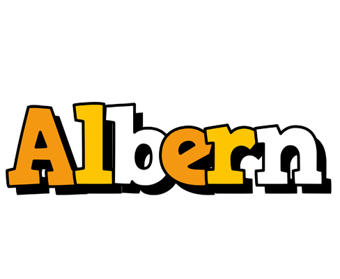Albern cartoon logo
