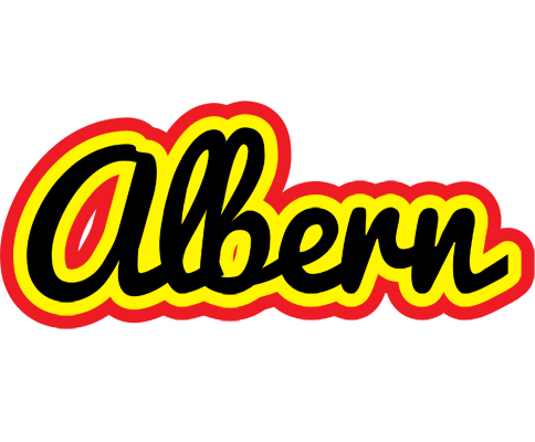 Albern flaming logo