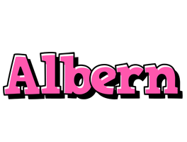 Albern girlish logo