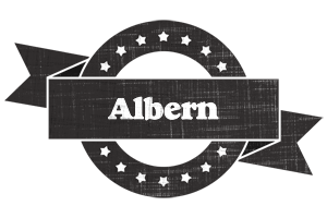 Albern grunge logo
