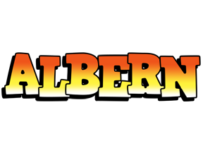 Albern sunset logo