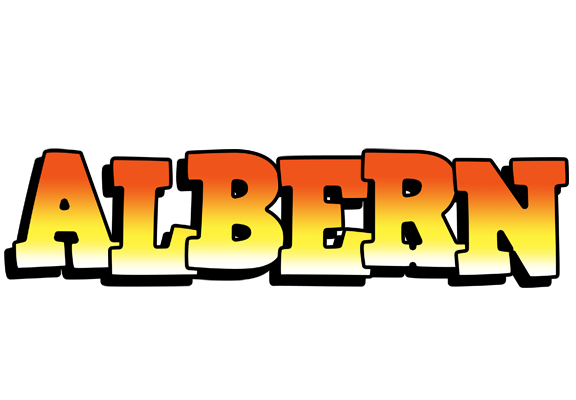Albern sunset logo
