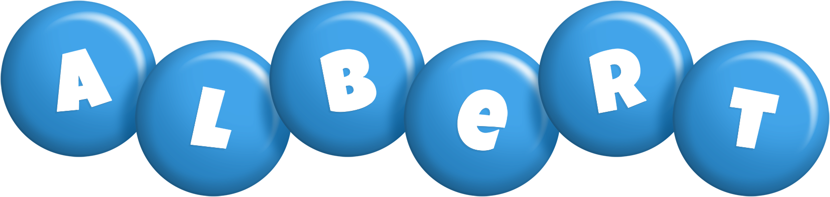 Albert candy-blue logo