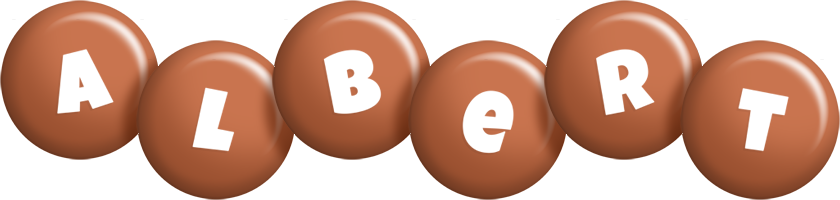 Albert candy-brown logo