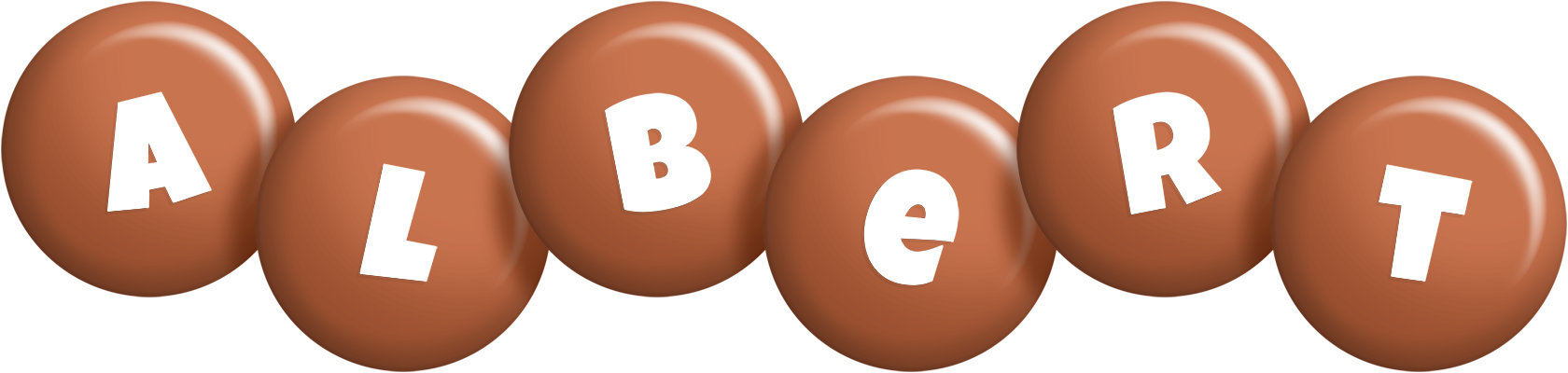 Albert candy-brown logo