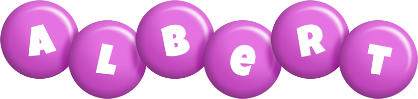Albert candy-purple logo