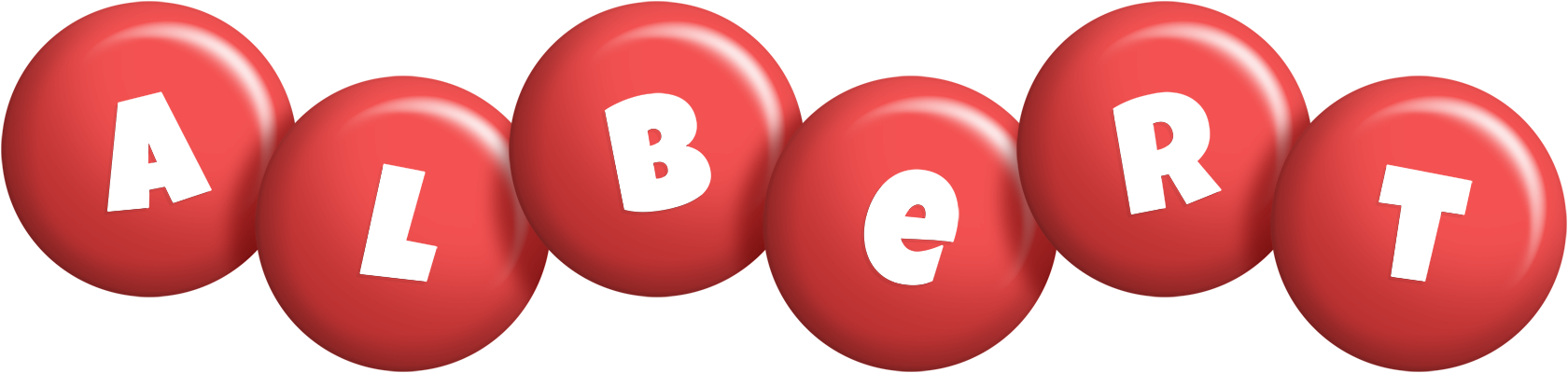 Albert candy-red logo