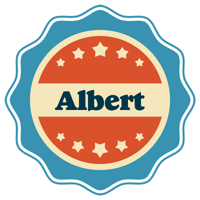 Albert labels logo