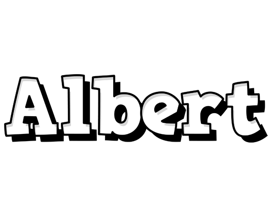 Albert snowing logo