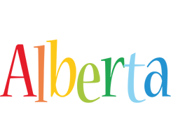 Alberta birthday logo