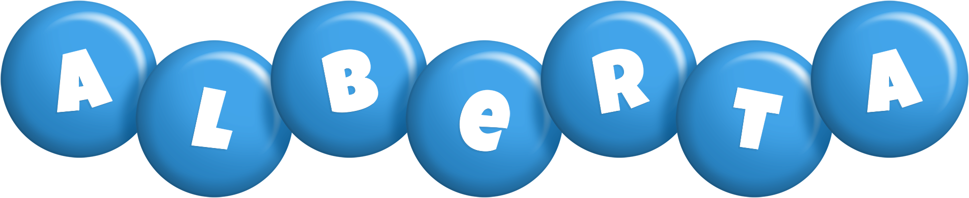 Alberta candy-blue logo